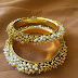 Cluster pearl bangles