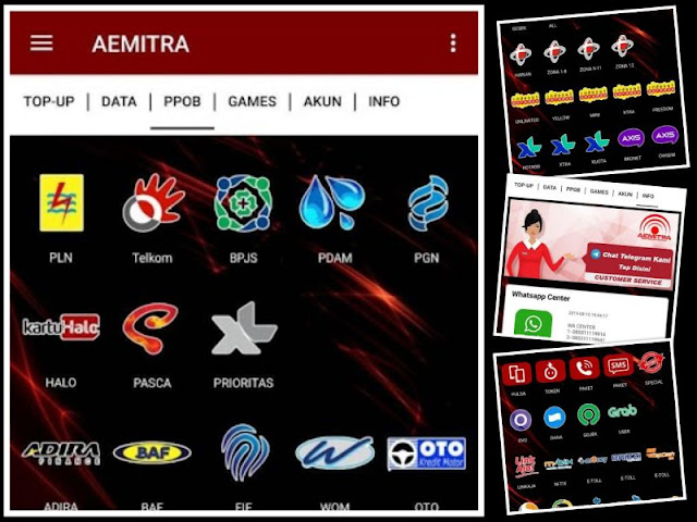 Aemitra Pulsa, Aplikasi Server Pulsa Murah &amp; PPOB dari