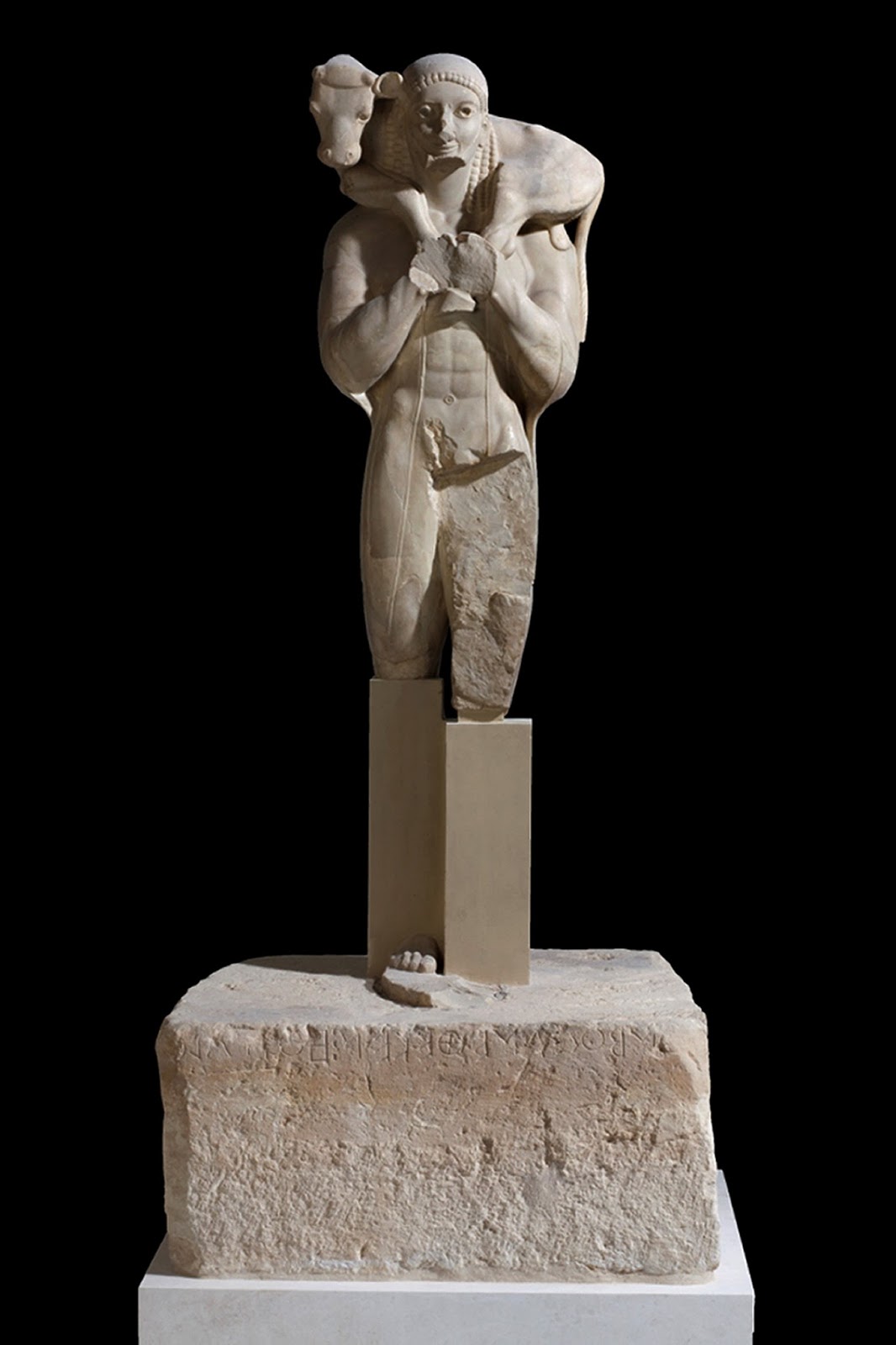 Kenney Mencher Artifacts from The Acropolis of Athens, Calf Bearer