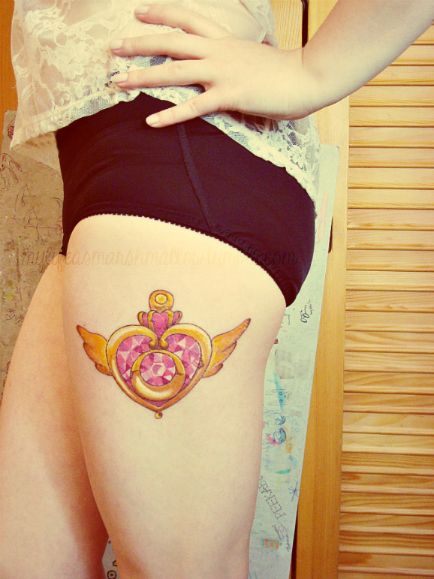 Inspiração: Tatuagens fofas para fãs de Sailor Moon!