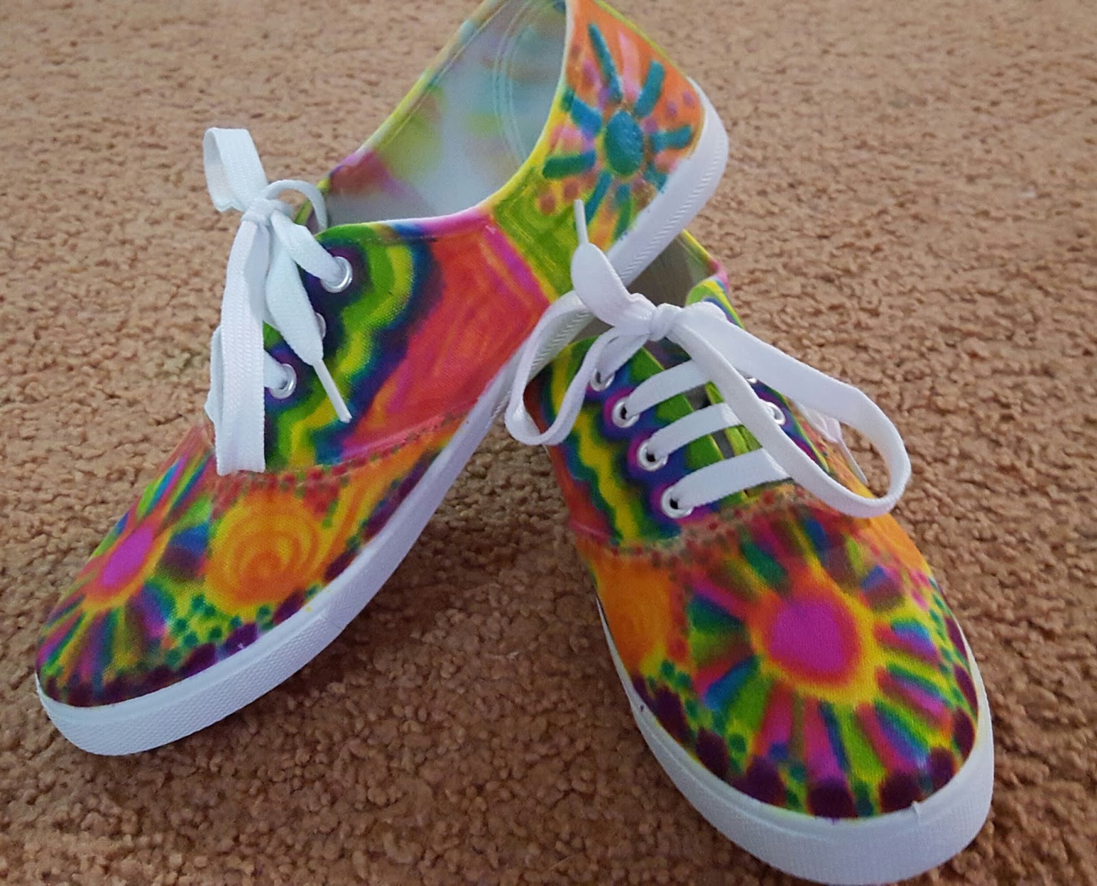 Craft SJ Inspired: Rainbow Shoes