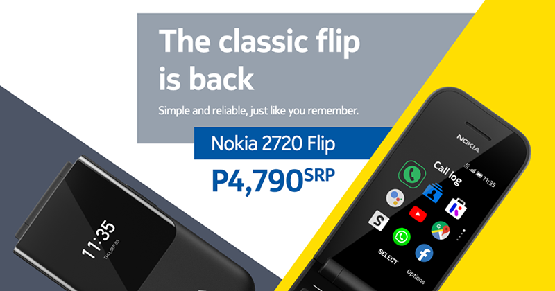 Nokia 2720 Flip with 4G LTE and Google Assistant key arrives in PH