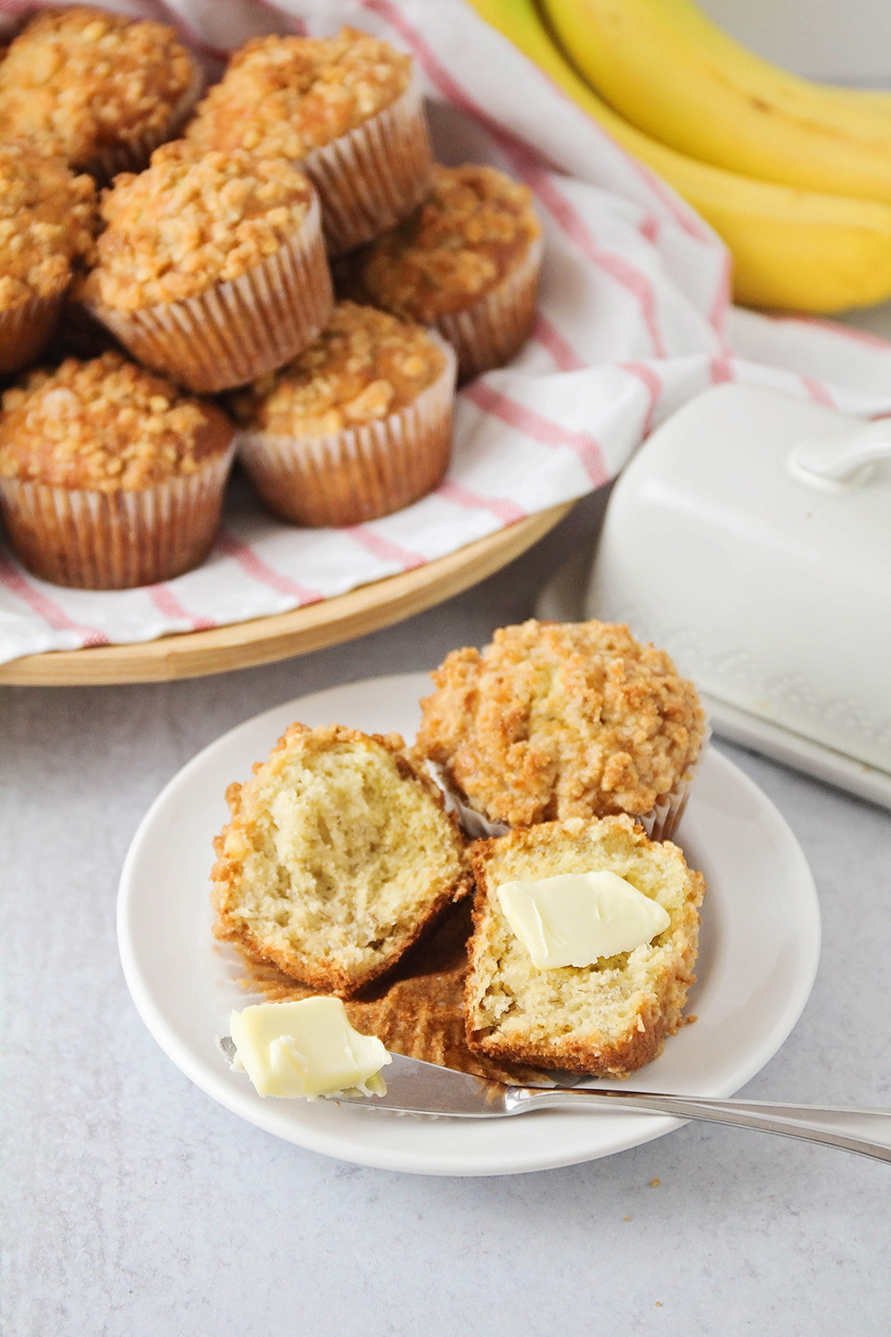 Banana Streusel Muffins - The Baker Upstairs