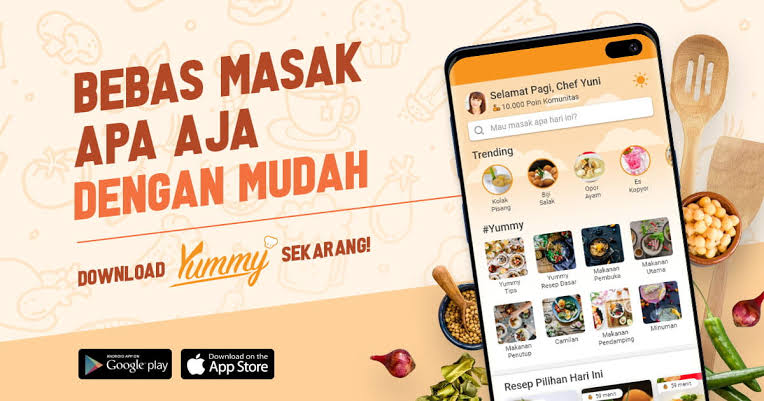 Yummy App, Aplikasi yang Membuat Masak di Rumah Jadi Gampang dan Semakin  Menantang! - Anotatif