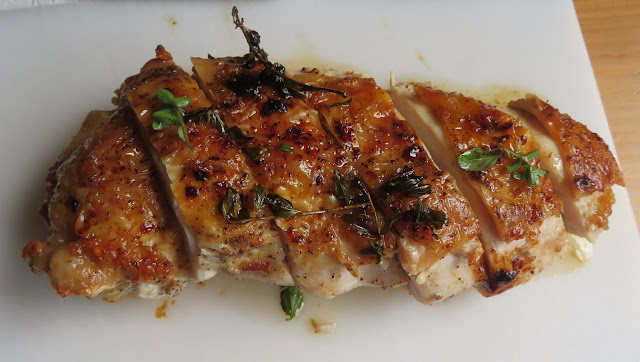 Pan Roasted Chicken Breasts with Thyme
