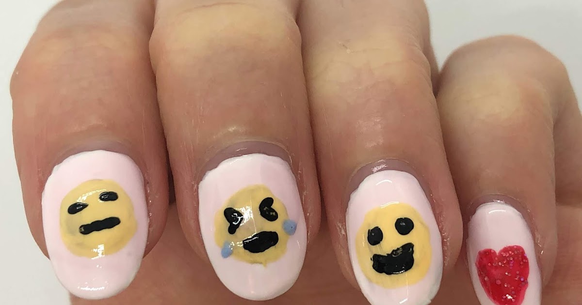7. DIY Emoji Nail Designs - wide 5