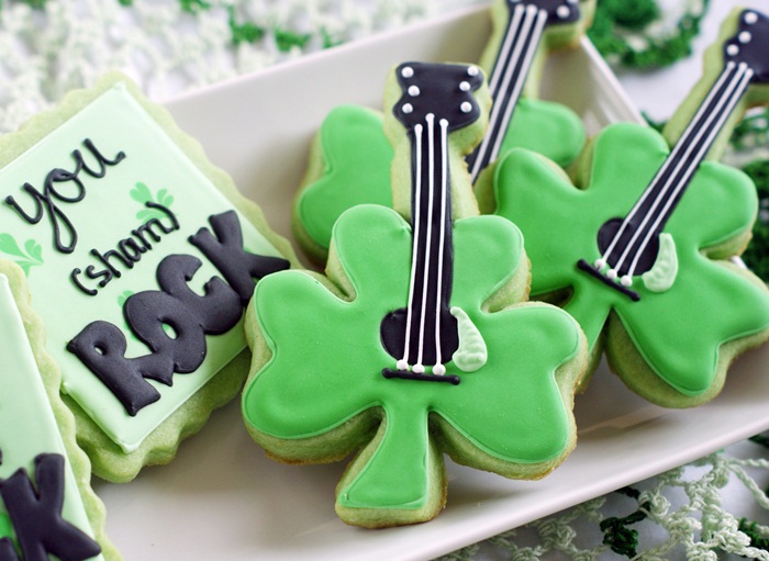 how to make shamROCK cookies