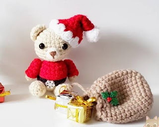 PATRON GRATIS OSO NAVIDAD AMIGURUMI 39939