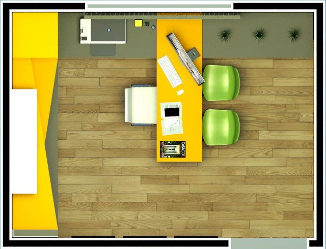 Projeto de interiores: Escritório de Design! Decor industrial