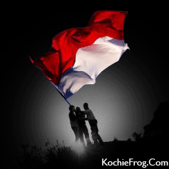  Bendera Indonesia Berkibar Animasi Png