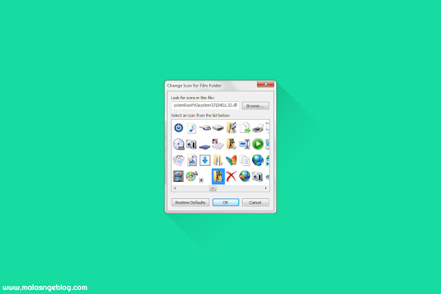 Cara Mengganti Icon Folder Windows 7