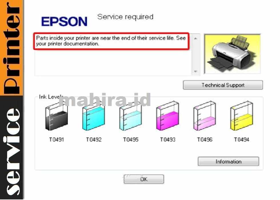 Cara Reset Epson R230 Mahir Tekno