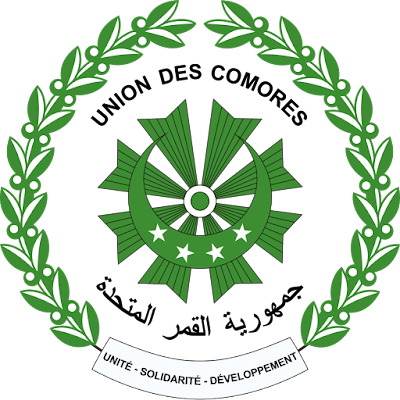 Logo Gambar Lambang Simbol Negara Komoro PNG JPG ukuran 400 px