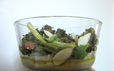 This roasted broccoli salad with baba ghanoush transforms the pale, unassuming eggplant-based dip into an entree-worthy salad.