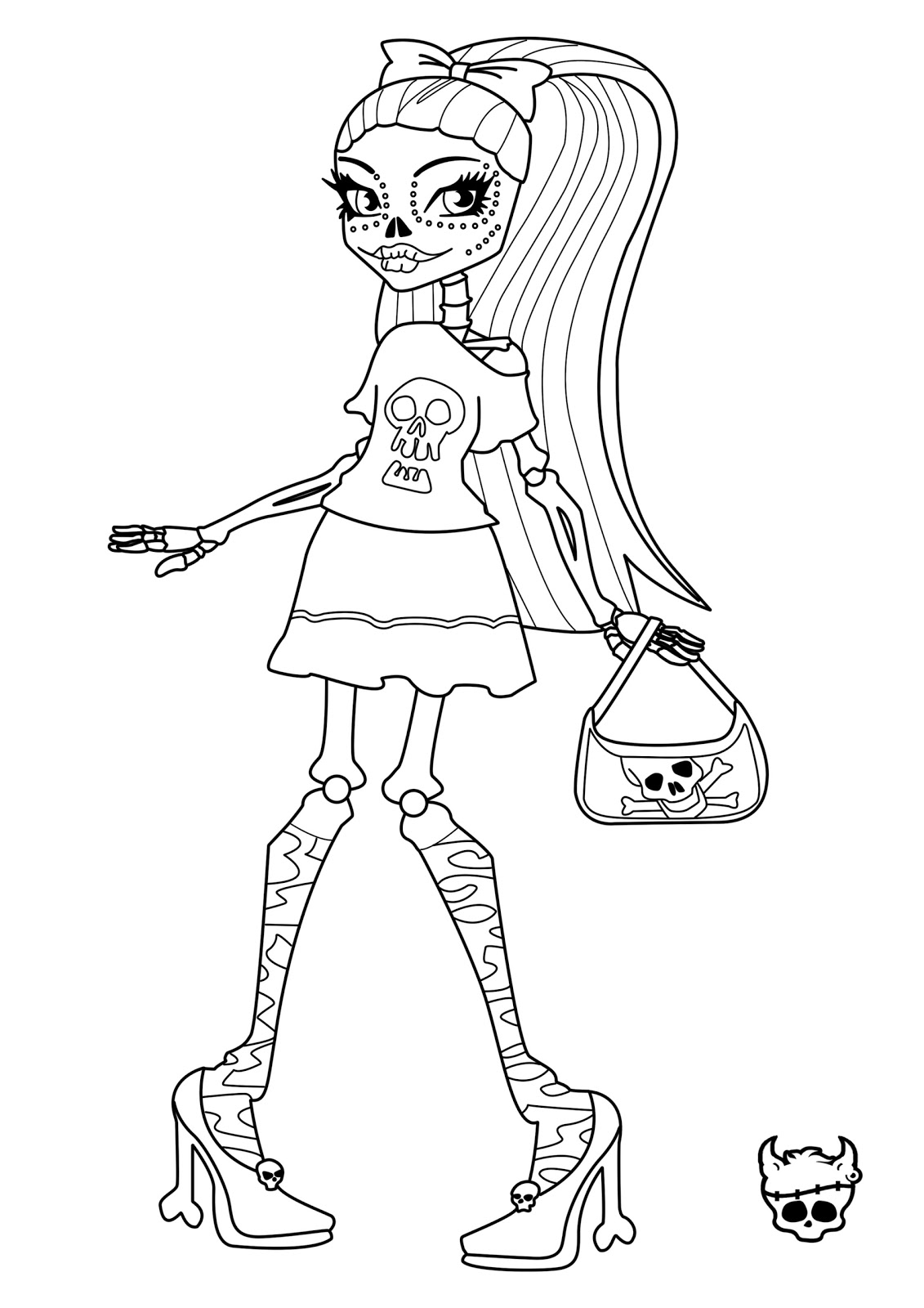 Monster High Jinafire Long Coloring Pages Monster High Jinafire Long Coloring Pages