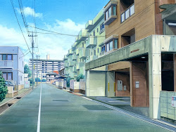 anime background town landscape scenery backgrounds cartoon animation animebackground animelandscape places sad jp