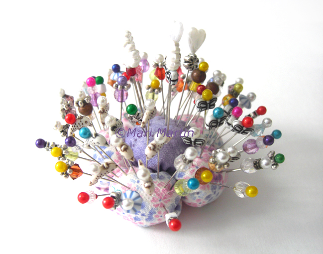 How to make Decorative Pins Crochet Colorful