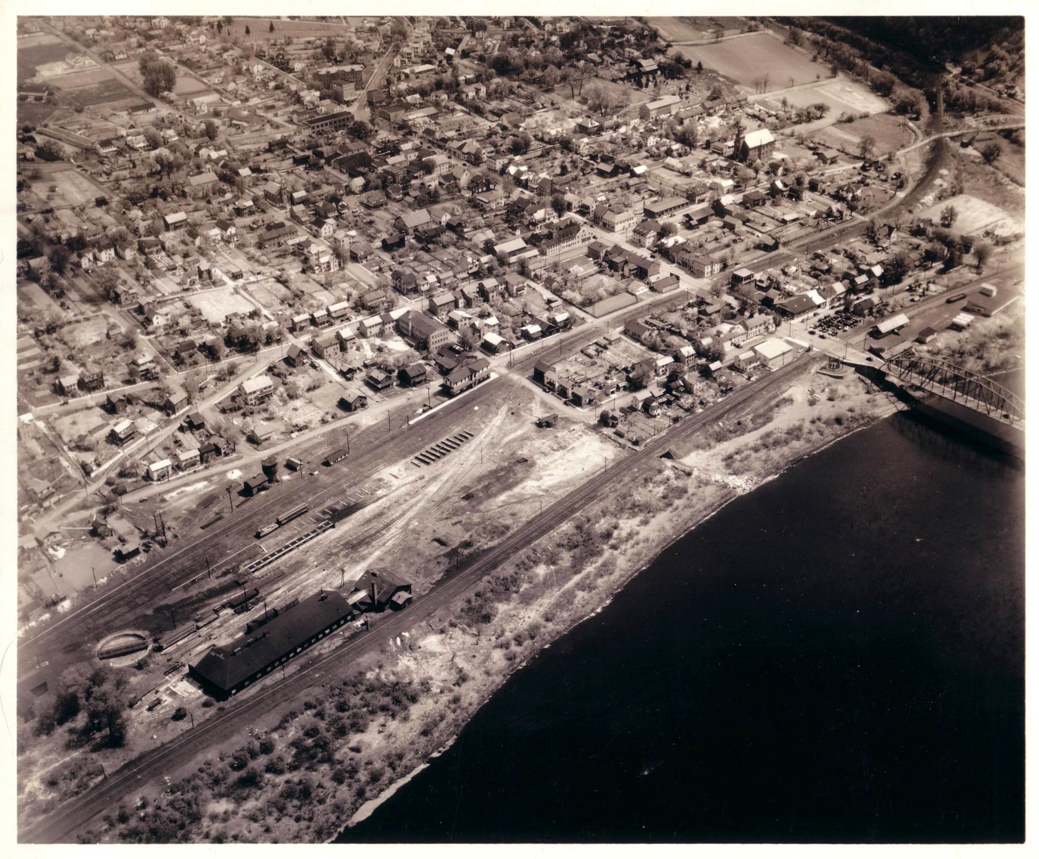Valley Girl Views The Railroad At Catawissa
