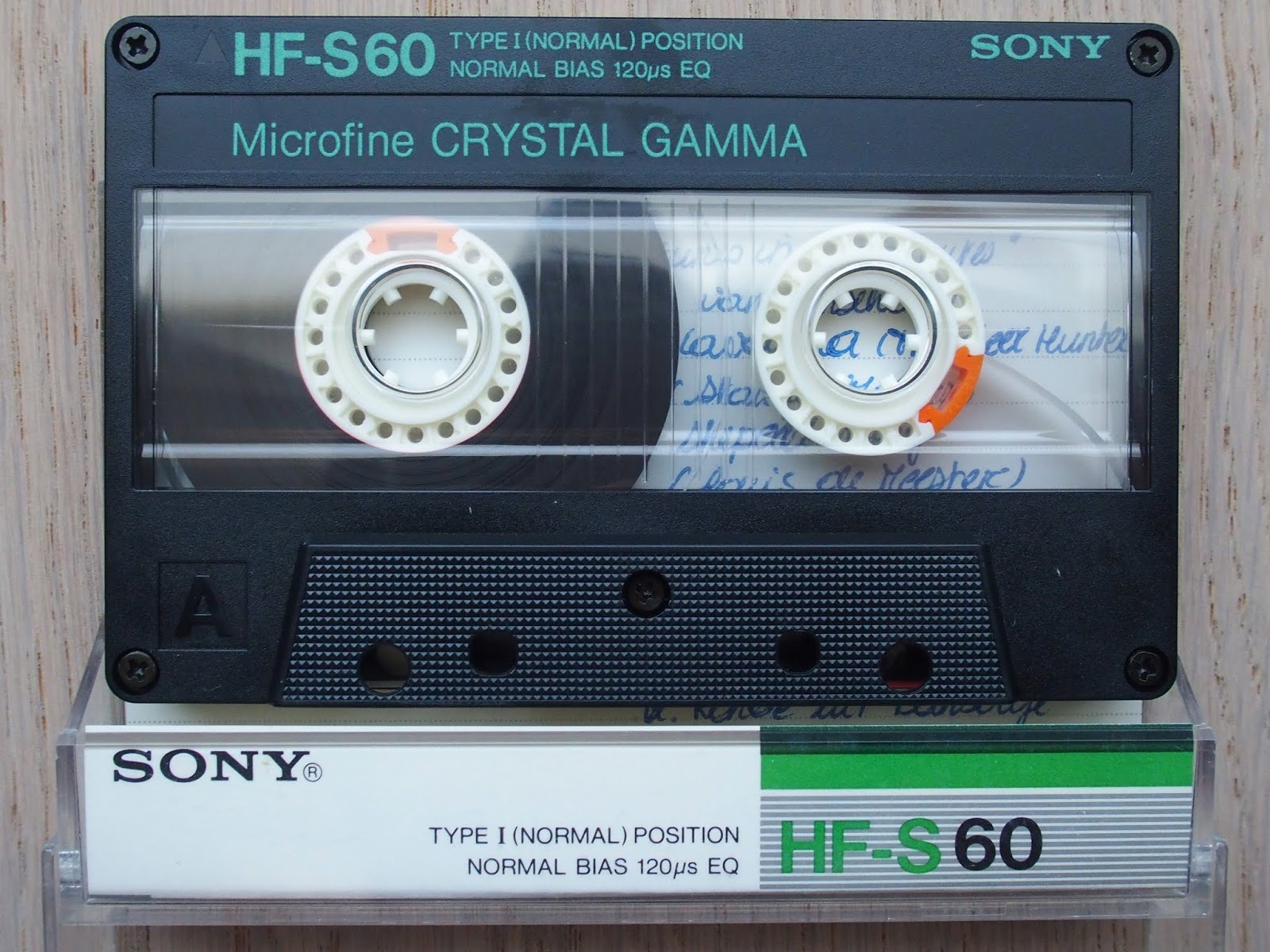 Audiochrome: Cassette tape measurements: Sony CHF, HF, BHF, HF-S 