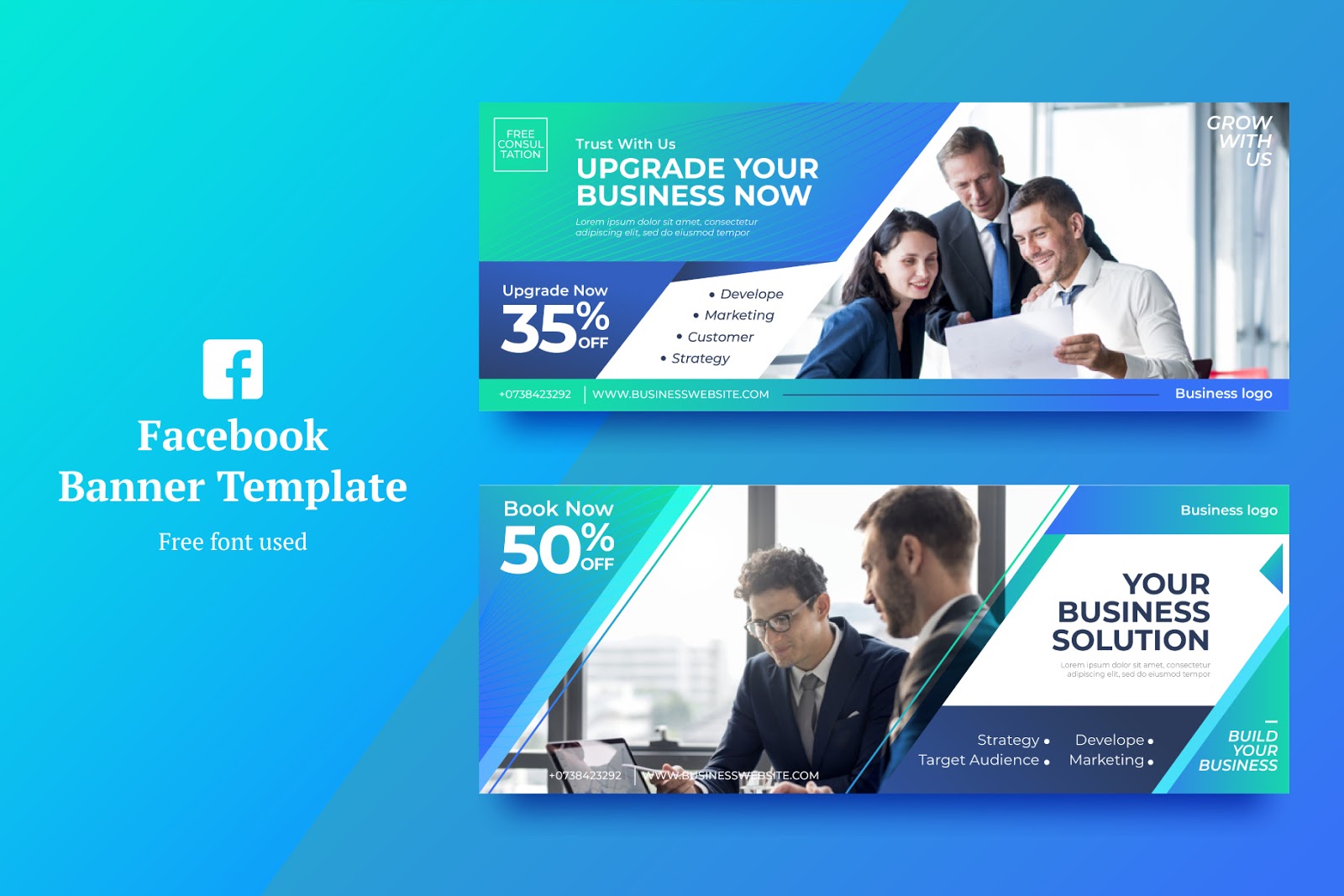 Business Facebook Banner - PSDLY