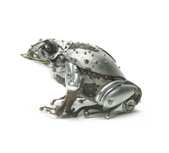 Edouard Martinet. Скульптуры из мусора мусор, Edouard Martinet