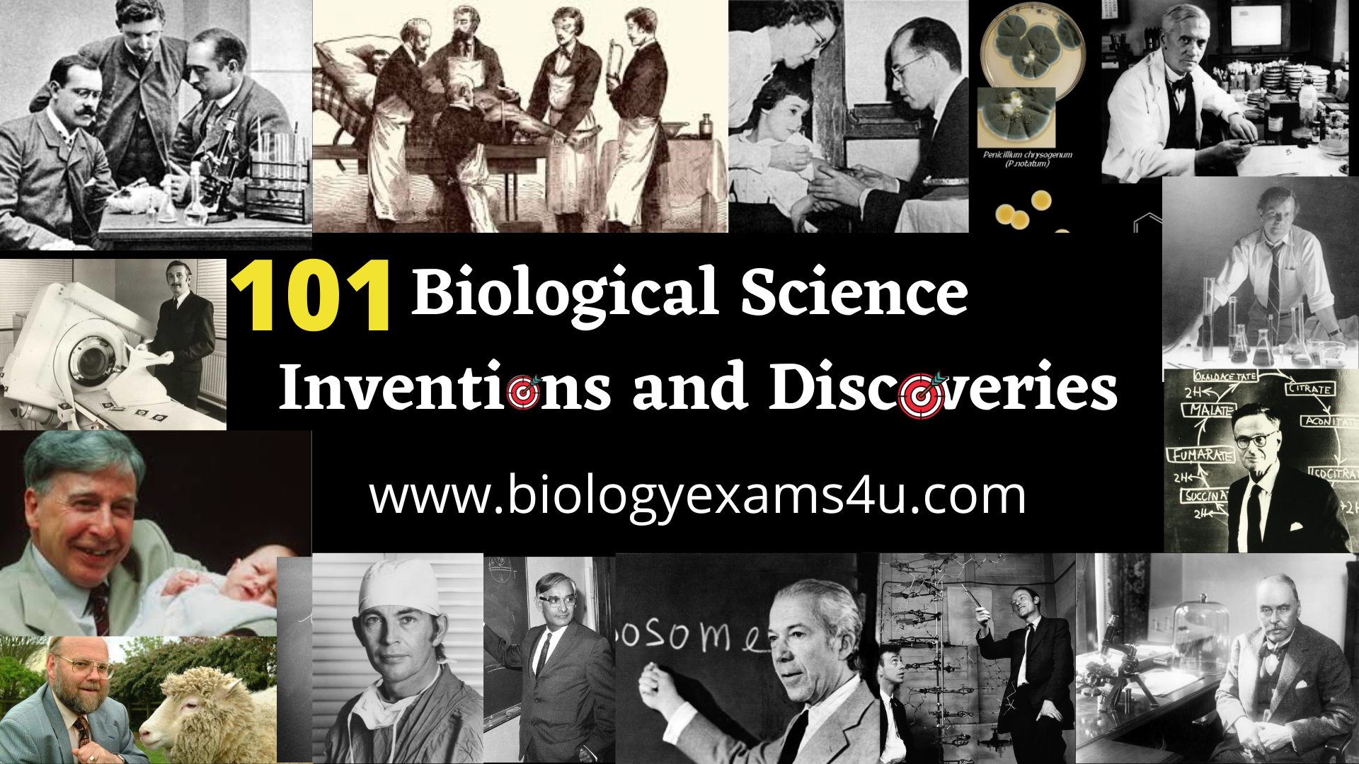 101 Biological Science Inventions and Discoverers