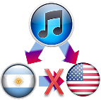 iTunes Store Argentina cambiar país por U.S.A.