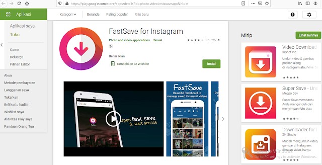 Aplikasi Android Untuk Download Video Dari Instagram
