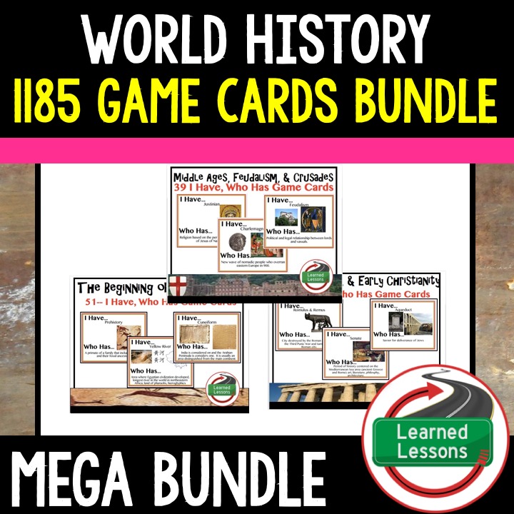 Ancient World History MEGA BUNDLE Early Man to Renaissance ...