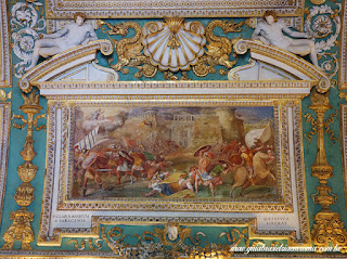 teto museus vaticanos galeria mapas milagre santa clara - Tr&ecirc;s tetos dos Museus Vaticanos