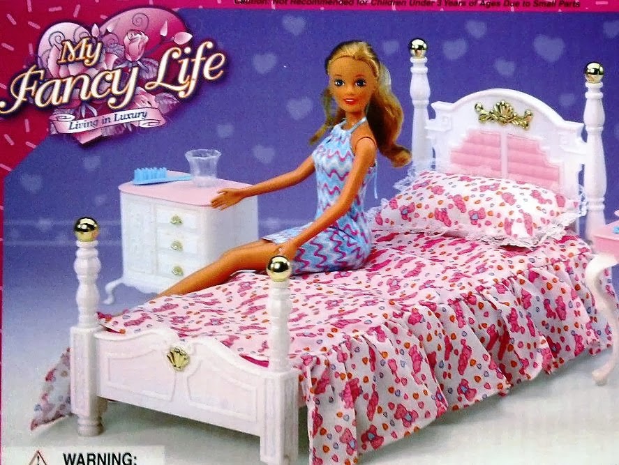 SNICKERDOODLE STREET HTM Twin Bed for 12" Dolls