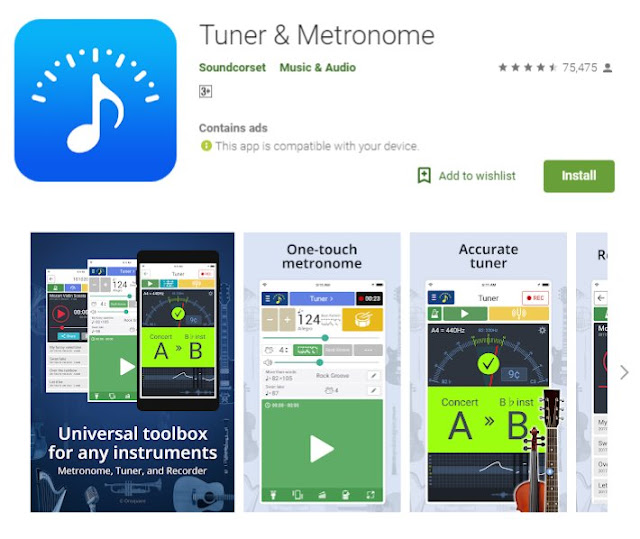 Top 10 Best Free Guitar Tuner Apps for Android Phone | Guitar Tuner Apps Download