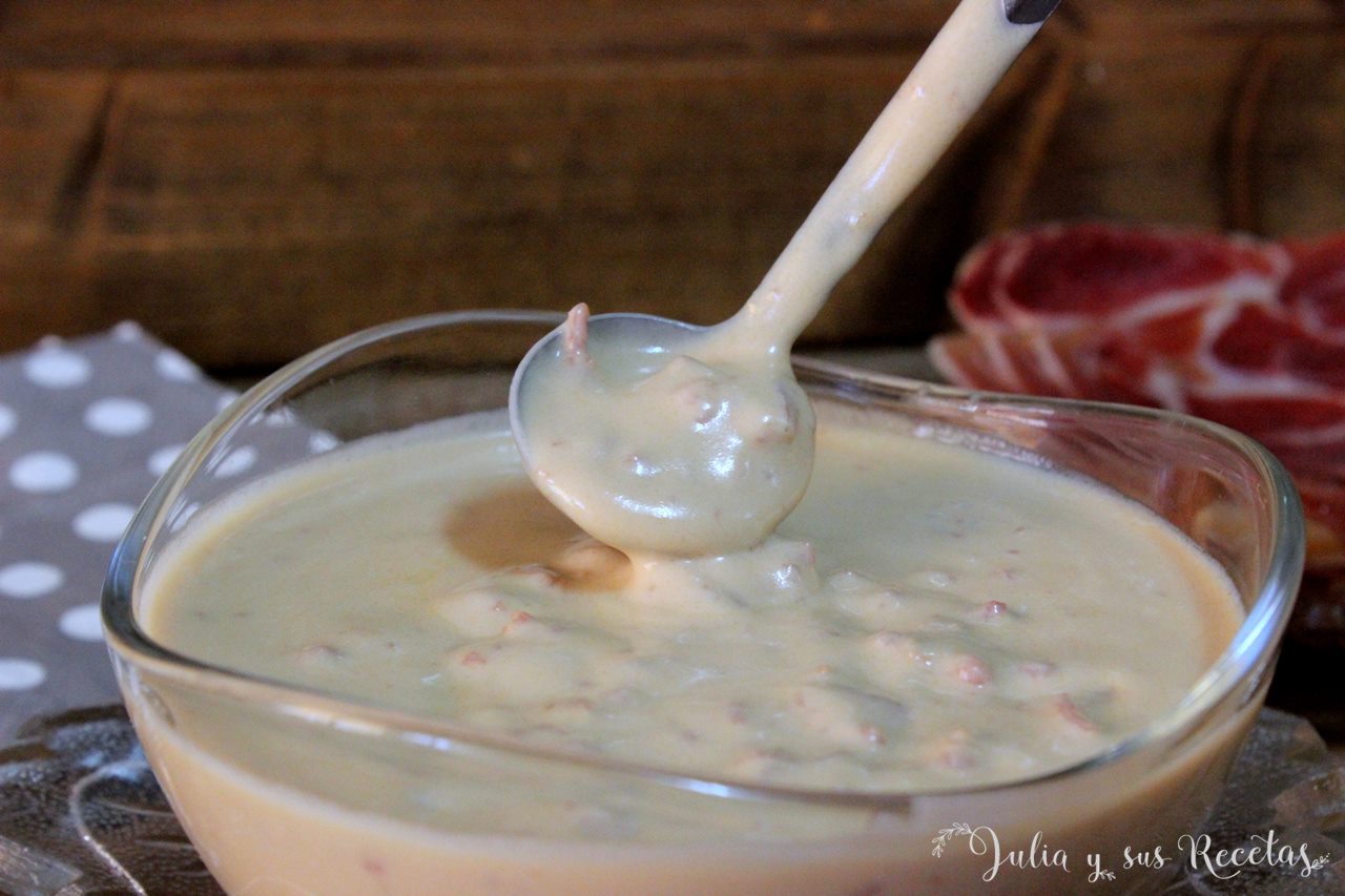 JULIA Y SUS RECETAS Salsa de jamón serrano para carnes