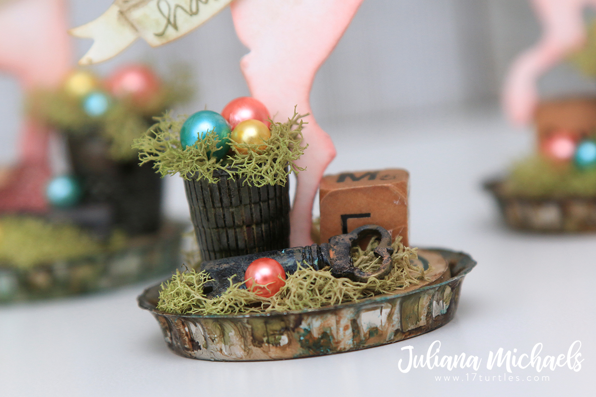 Happy Easter Placeholders Tim Holtz Bunny Hop Thinlits Die