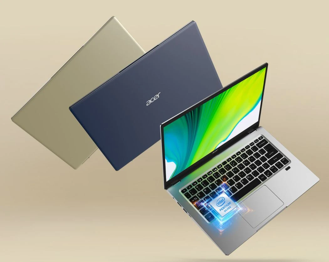 Acer Swift 1 SF114-33 P86X, Ultrabook Termurah Bertenaga Intel Pentium Silver N5030