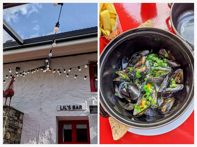 McKevitt's Village Hotel mussels in Carlingford Town Ireland