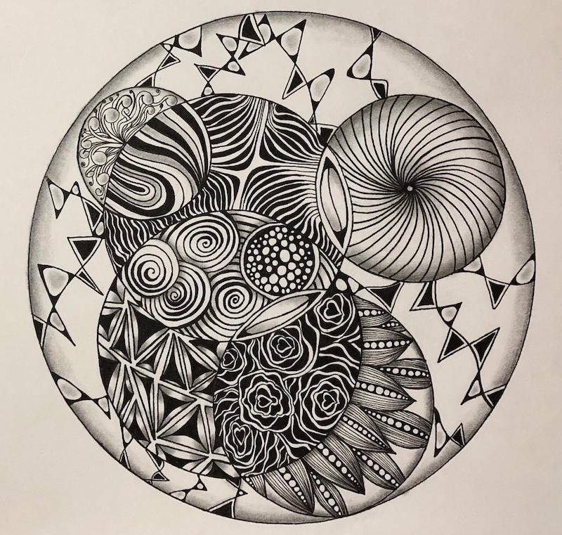 Cupcakes Simple Line Drawings Black And White Doodle Cupcake