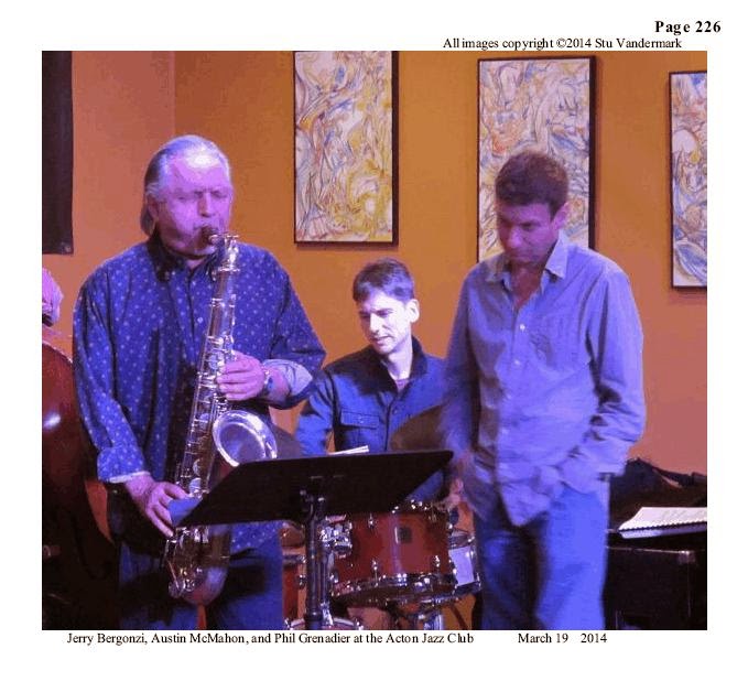 Boston Jazz Scene Boston area and visiting musicians