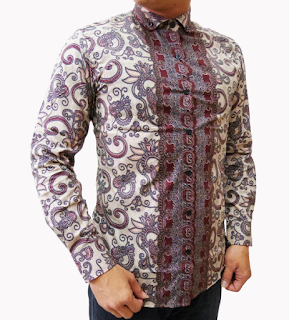  BusanaMuslim 15 Contoh Model Kemeja  Batik  Pria  Lengan  