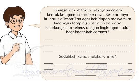 Kunci Jawaban Buku Siswa Kelas 4 Tema 9 Halaman 100, 101
