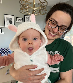 Employee with baby Employee with baby