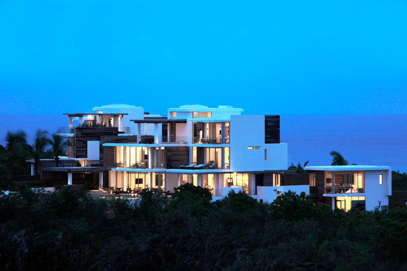 World of Architecture: Two Modern Villas Built On A Cliff Of Caribbean ...