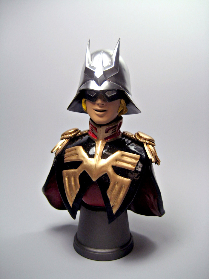 Char Aznable Bust painted build - Gundam Kits Collection News and Reviews