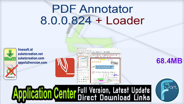 PDF Annotator 8.0.0.824 + Loader PDF Annotator 8.0.0.824 + Loader