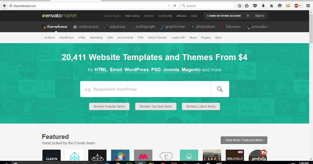 Template Website Penjualan - Contoh Gambar Template