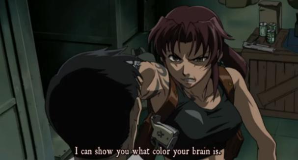 welcome to aeris fair's world : Black Lagoon Episode 1 with screencaps