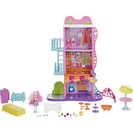 Enchantimals Palmer Pomeranian City Tails Playsets Townhouse and Cafe Figure
