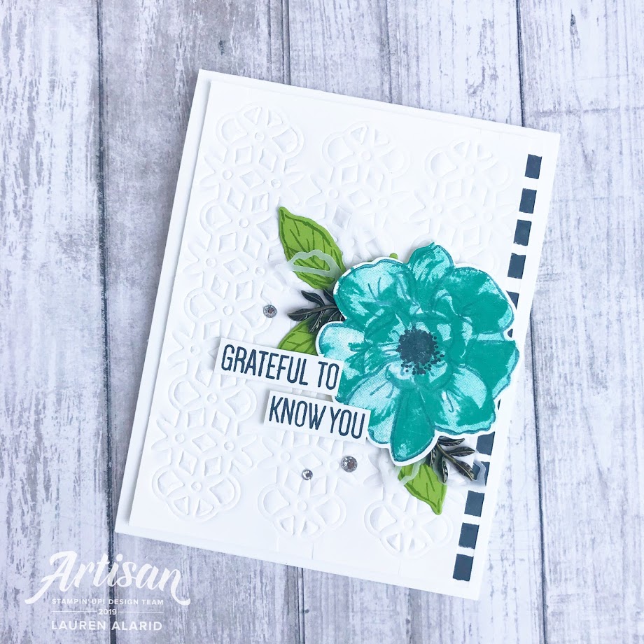 Crafty Little Peach Stampin' Up! Die Tips Dry Embossing With Your Dies