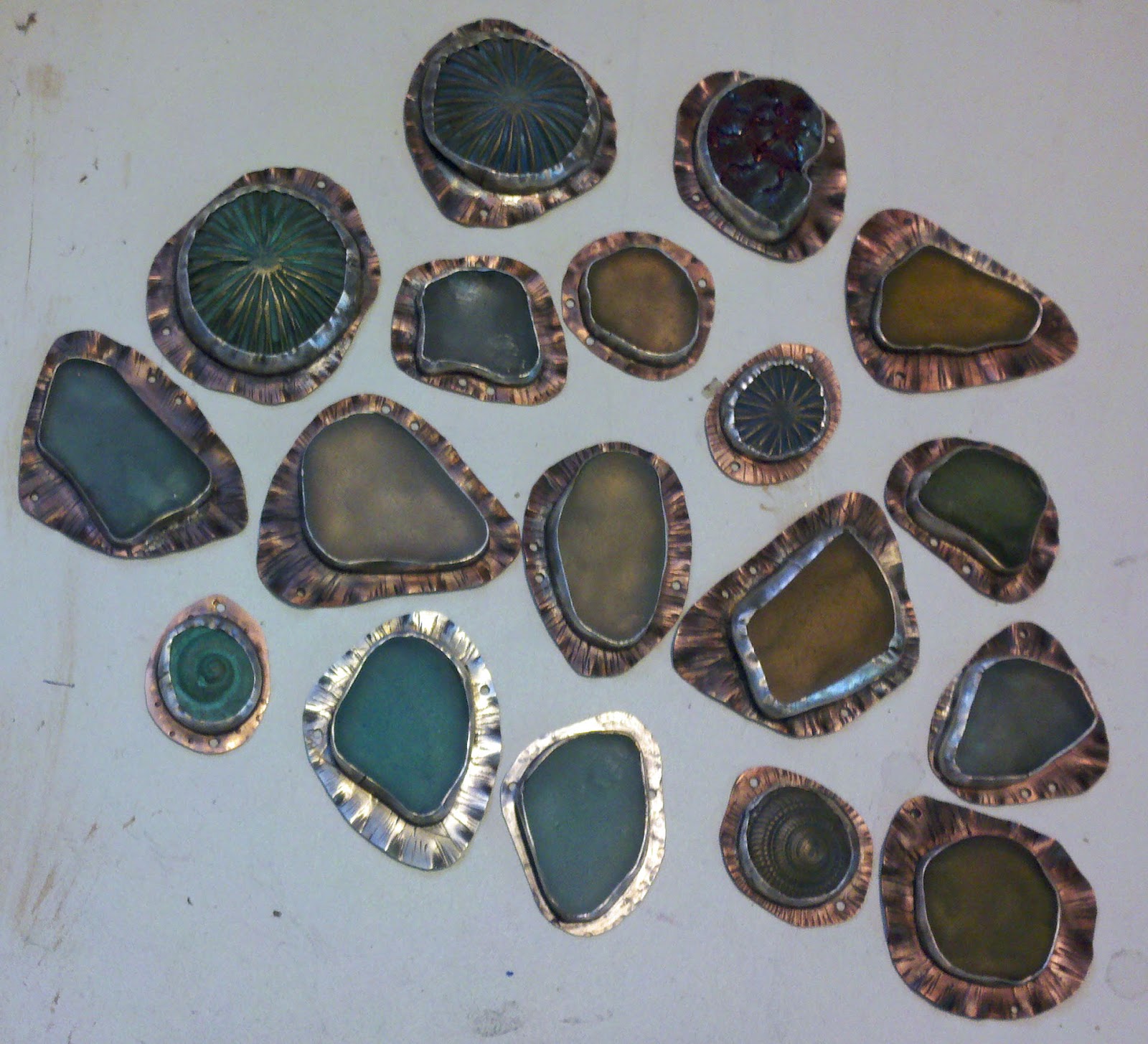 Love My Art Jewelry: A Picture Journey: Sea Glass Bezels