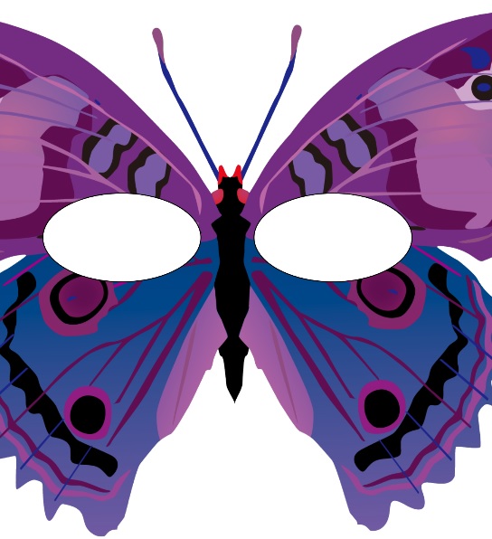 Free Printable Butterfly Masks Templates